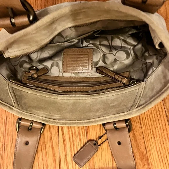 Tan Leather Tote Bag/Purse - Picture 5 of 5